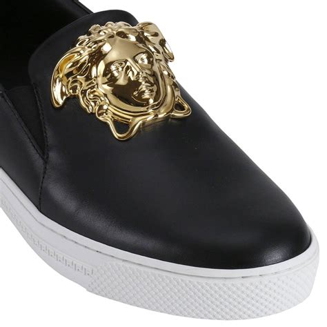 shoes versace black goldman|Versace shoes clearance.